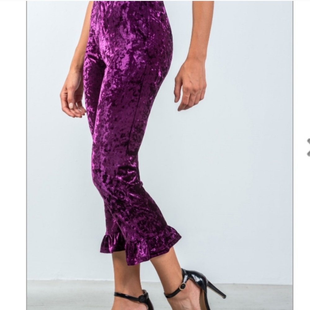 Velvet Capri slacks
